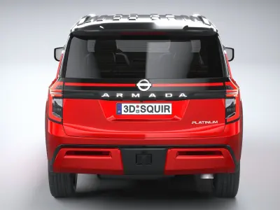 Nissan Armada 2025 3D model
