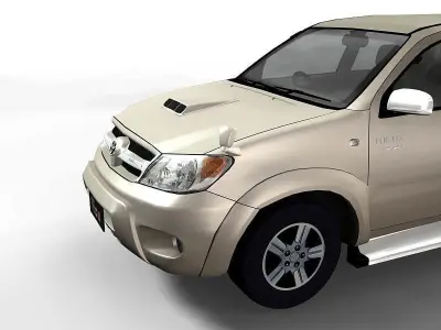 3d model Toyota Hylux VIGO Dcab full option  3D model