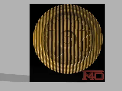 Ferrari F40 looks Wheel  3D print model