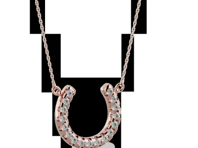 Horse Shoe Pendant-104 3D print model