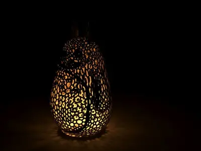 Totoro rabbit sculpture 3D print model