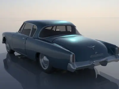 Studebaker Commander Coupe 1953  3D print model