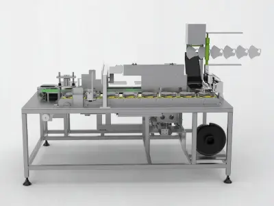 Mask bagging machine  3D model