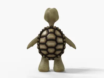 Tortoise Rigged Animated Low-poly 3D model
