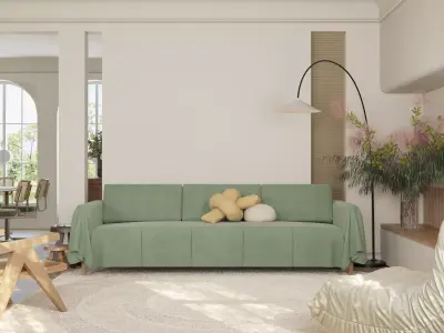 Modern residential indoor 3 d model 3D model