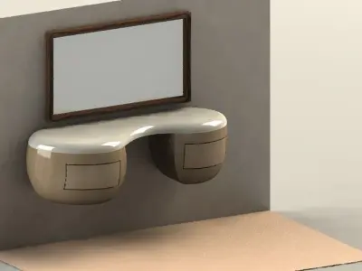 Shower Room Design Free 3D model