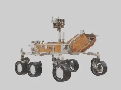 Mars Rover Model 1 Low-poly 3D model