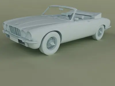 Jaguar XJ6 Cabriolet 3D model