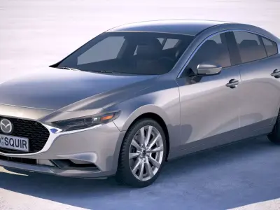 Mazda 3 sedan 2019 3D model