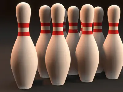 Bowling pins  3D model
