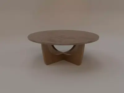 Minimalist coffee table 3D model
