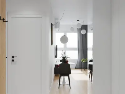 Modern Interior Design Flat Apartament 002 3D model