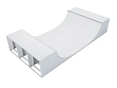 OC Ramps Halfpipe Ramp 3D model