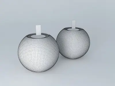 Decorating with candles Free 3D model