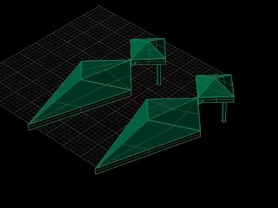 Polgonal Earring 3D print model