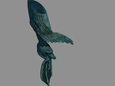 Stone Town Magic Cave - Stone Eagle 01 3D model