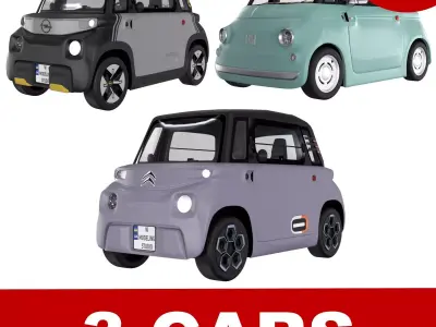 Pack mini-car HQ interior