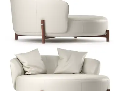 Amalia sofa by Natuzzi Italia 3D model