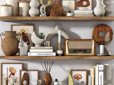 Decorative set 04 3D model