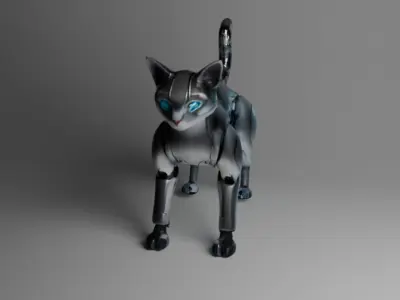 robotic cat  3D model