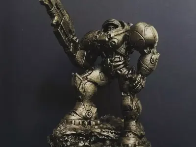 Starcraft 2 marine Free 3D print model