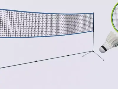 Badminton Collection 1 3D model