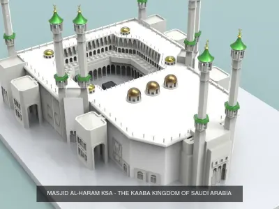 Saudi Arabia Landmarks Collection for 3D Printing  
