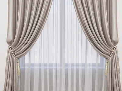 Set 51 Curtains 3D model