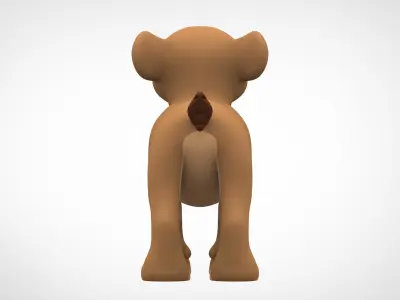 Sarabi Cub Low-poly 3D model