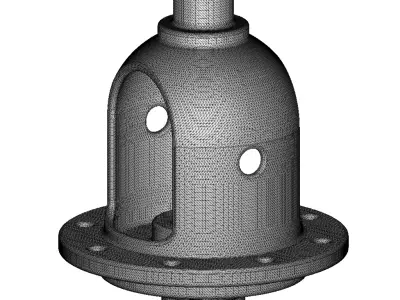 Automotive Differential Case 3D print model