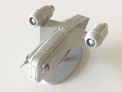 The Mandalorian Razor Crest  3D print model