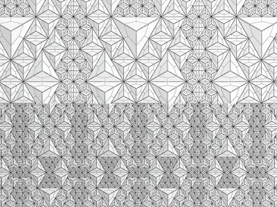 DIY Paper Triangle low poly 3d model Low-poly 3D model