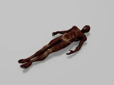 Autopsy Body Low-poly 3D model