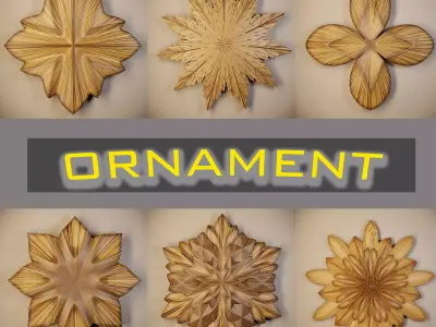 Ornament 3D Model-vol5 3D model