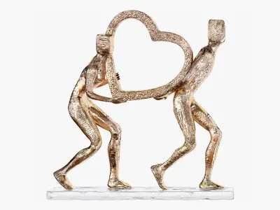 Metal art sculptures 02 3D model