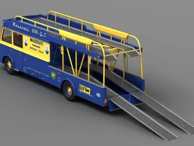 Race Transporter - Team Maserati 3D model