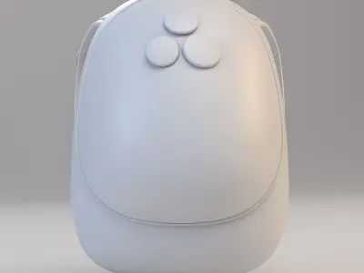 Cartoon Sport Backpack 3D model