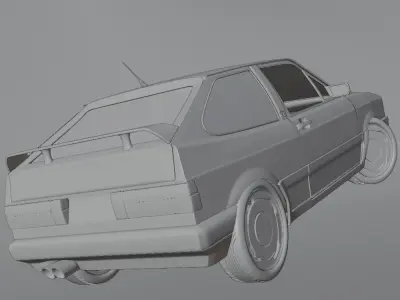 VW Gol GTI 3D model