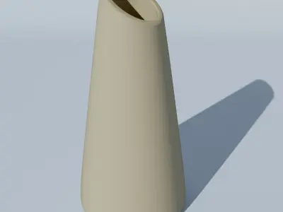 Set of 3 decoration vases for flowers for 3d print  3D print model