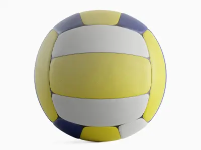  Volleyball Ball 03 Low-poly 3D model