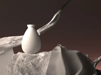 Luxury Authentic Product Scene Octane Render 3D model