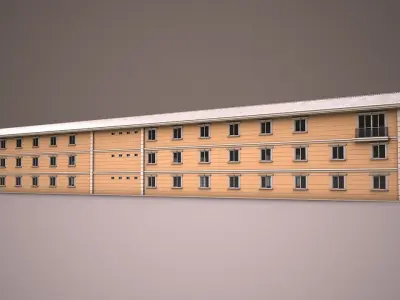 PREFABRICATED BUILDING 7 3D model