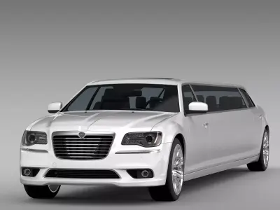 Lancia Thema Limousine 3D model