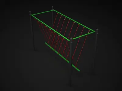 Teenagers Outdoors Toys 3D model