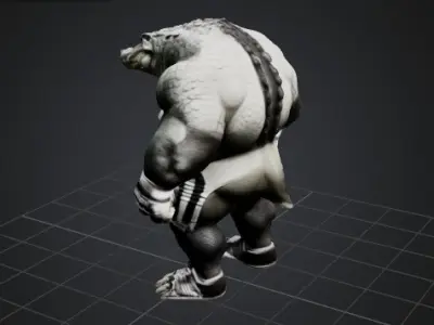 Croc Boxer 3D print model