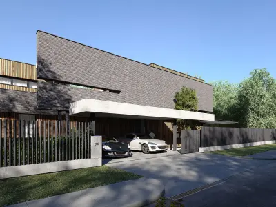 Residence 29 Exterior Scene 3D model