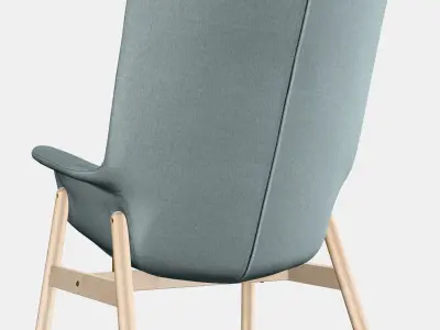 VEDBO High-back armchair 3 3D model