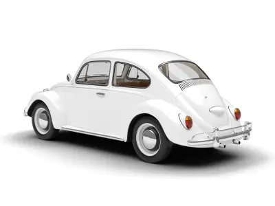 Volkswagen Beetle 1300 1963 3d model 3D model