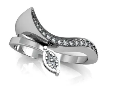 daimond ring Free 3D print model