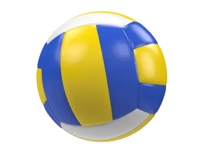 Volleyball ball  Low-poly 3D model purchase